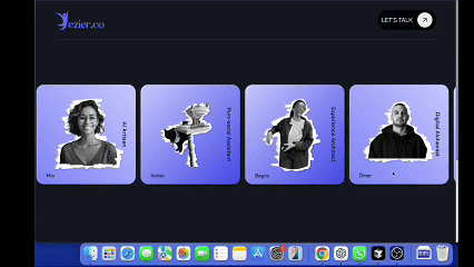 a GIF showcasing a simple Marquee animation